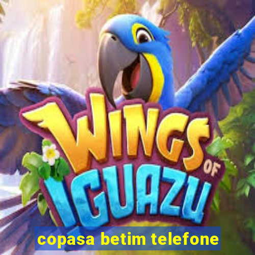 copasa betim telefone